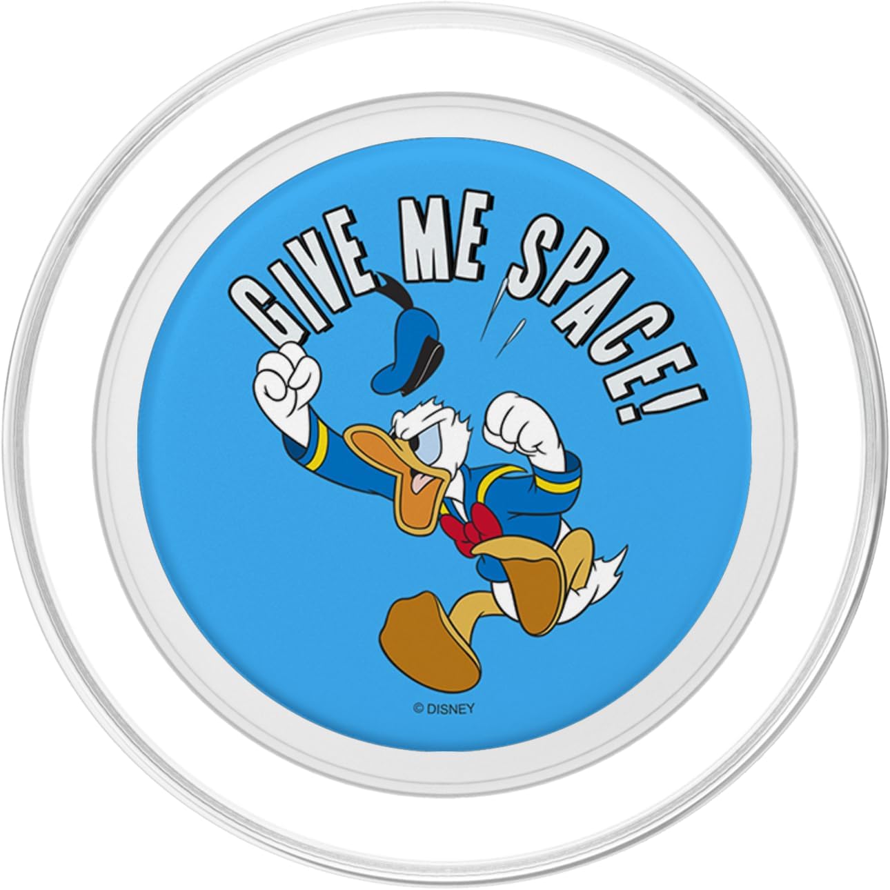 Disney Donald Duck Screaming Give Me Space! PopSockets PopGrip for MagSafe