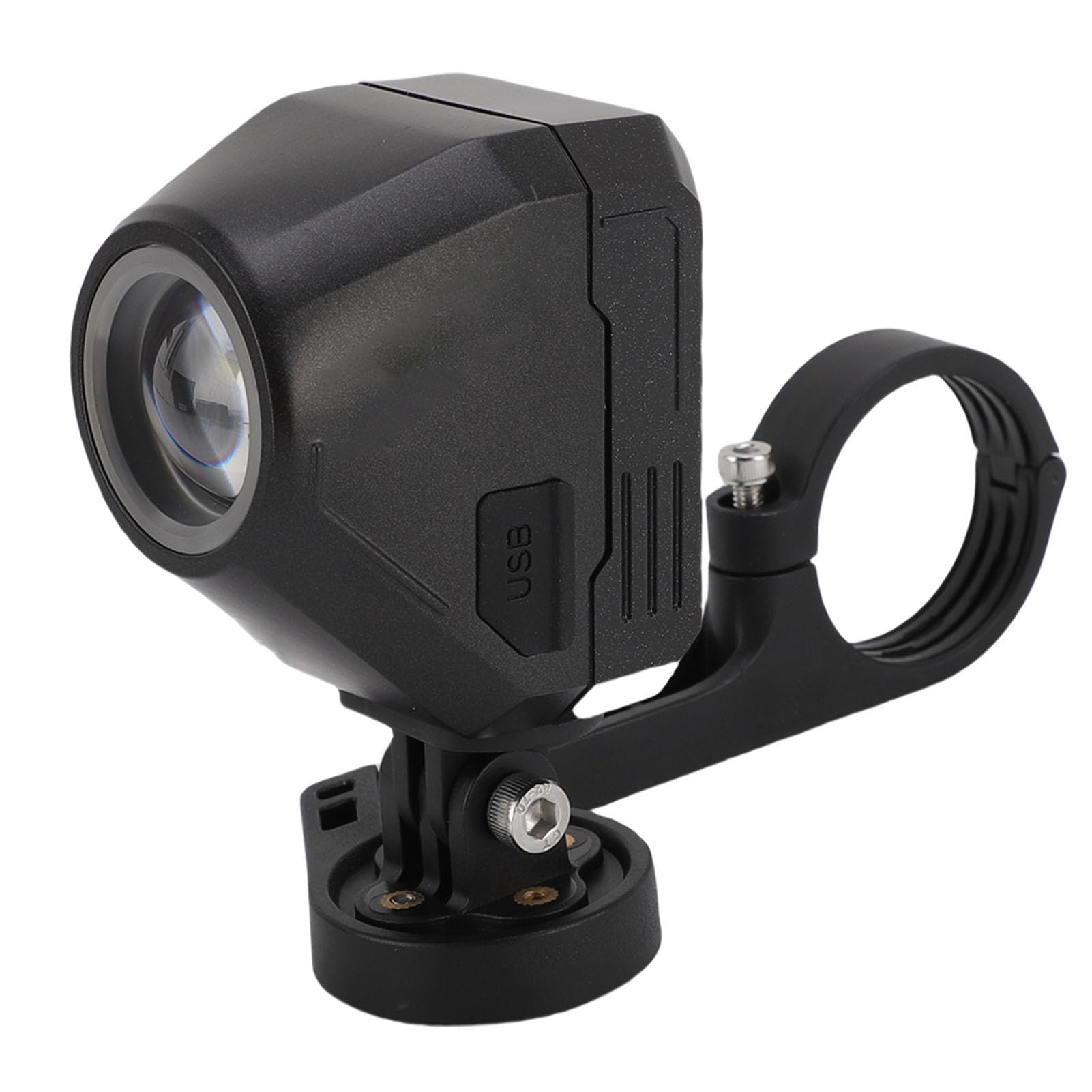 Faro de Bicicleta Control Remoto Inalámbrico Iluminación de Brillo Ajustable para Ciclismo Nocturno Aleación de Aluminio 4000mAh