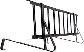 Schneefanggitter Set, inkl. Schneefangstütze, Verbinder 200cm Schwarz einfache Montage, für gewellte Dachziegel, TÜV Rheinland zertifiziert