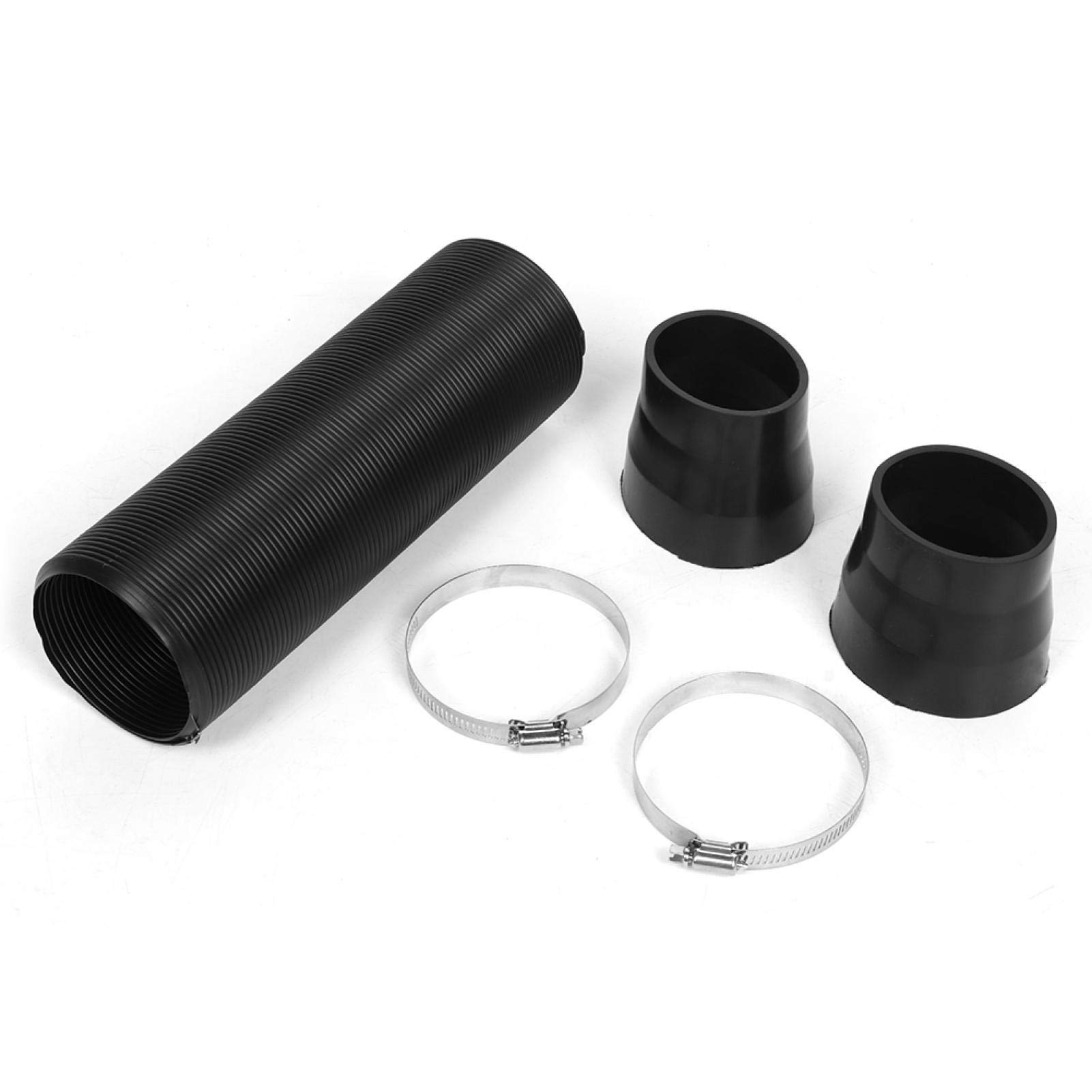 Tubo di aspirazione dell'aria fredda 76mm/3 pollici Tubo di aspirazione dell'aria fredda per auto Tubo flessibile del tubo flessibile Accessori universali per auto,Modifica della del motore