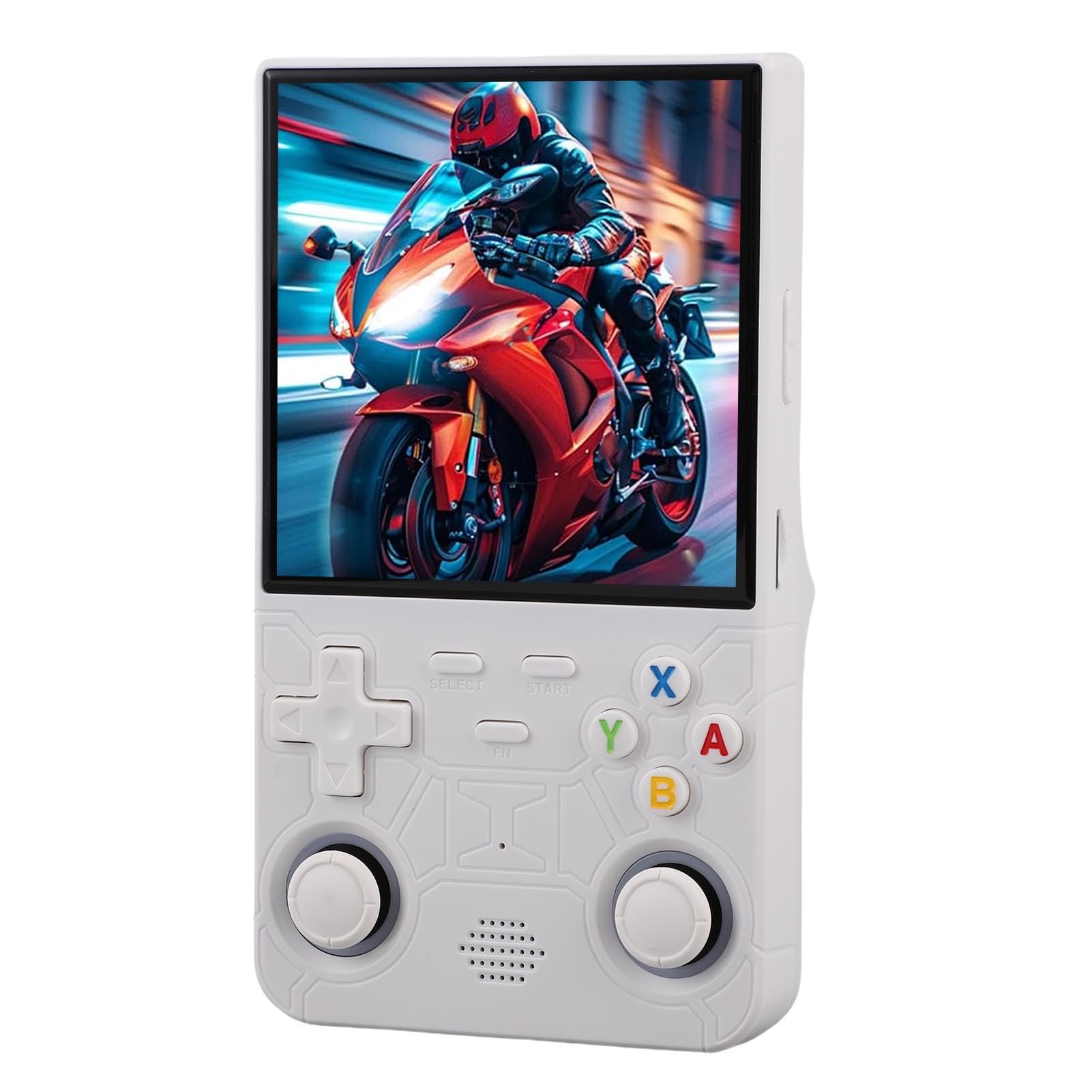 Generic Console da Gioco retrò con Schermo HD a Visualizzazione Completa e Oltre 30 Emulatori, Regalo Perfetto per i Giocatori retrò, Bianca (64G)