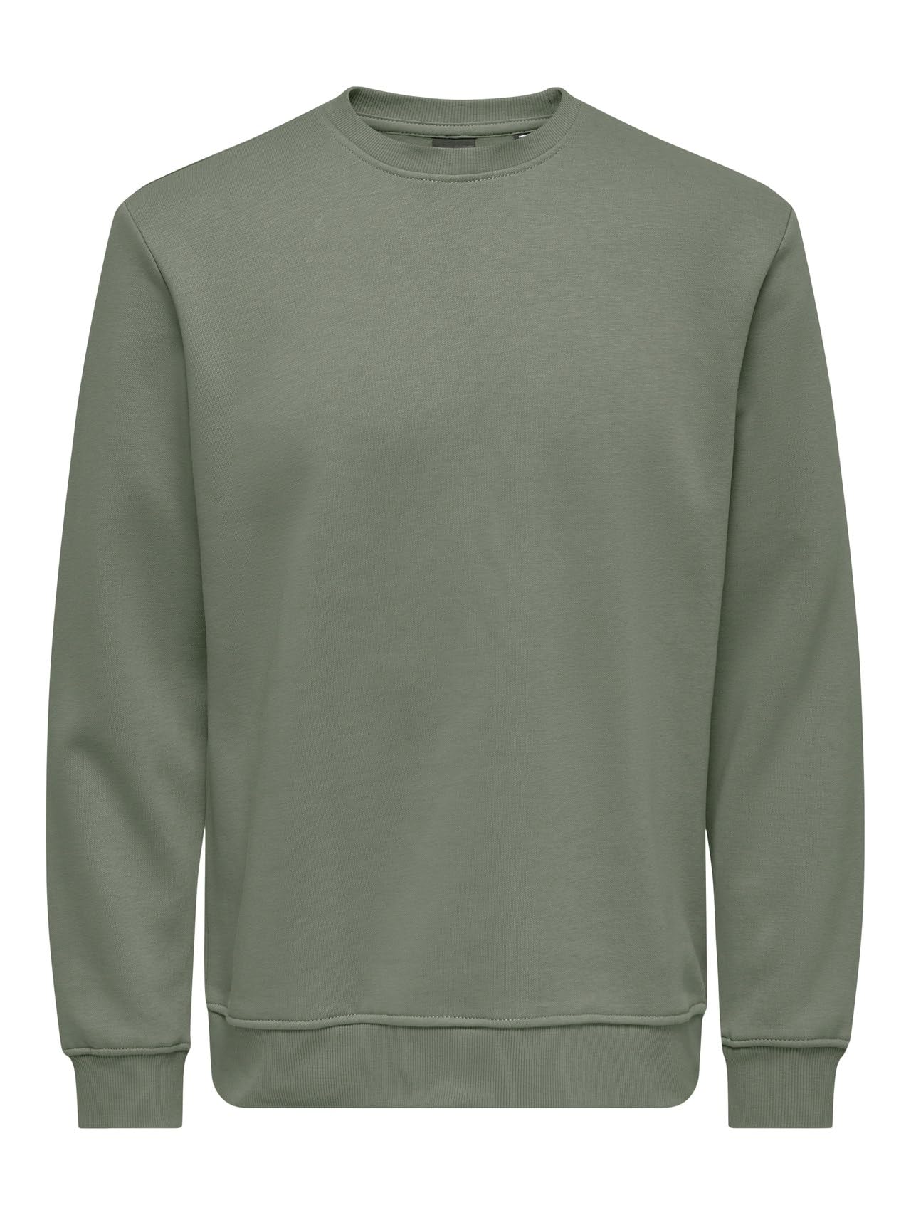 Only & Sons Men's Onsconnor Reg Crew Neck Sweat Noos Sweatshirt, Castor Gray, M