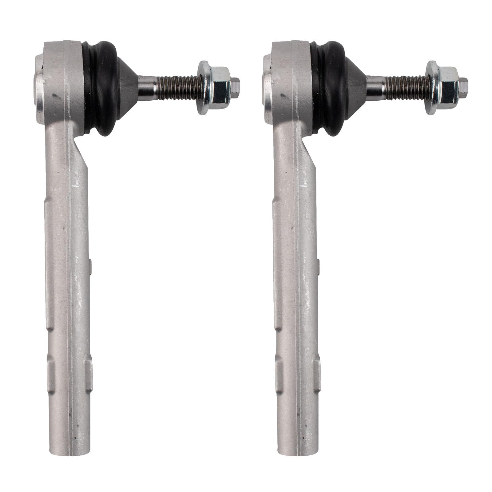 TRQ Front Outer Tie Rod Set 2 Piece Compatible with 2017-2022 Tesla 3 20-22 Y