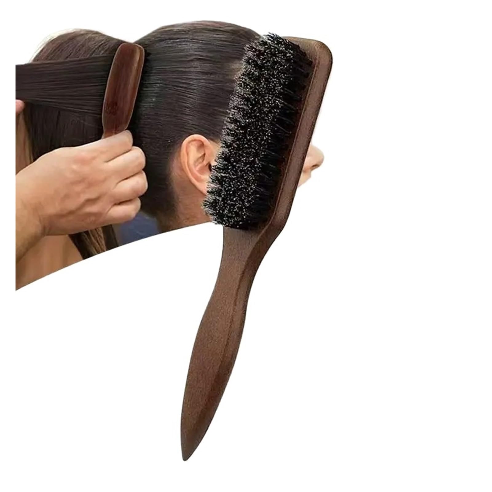 Spazzola for capelli con setole di cinghiale (unisex) Styling da barbiere(Brush)