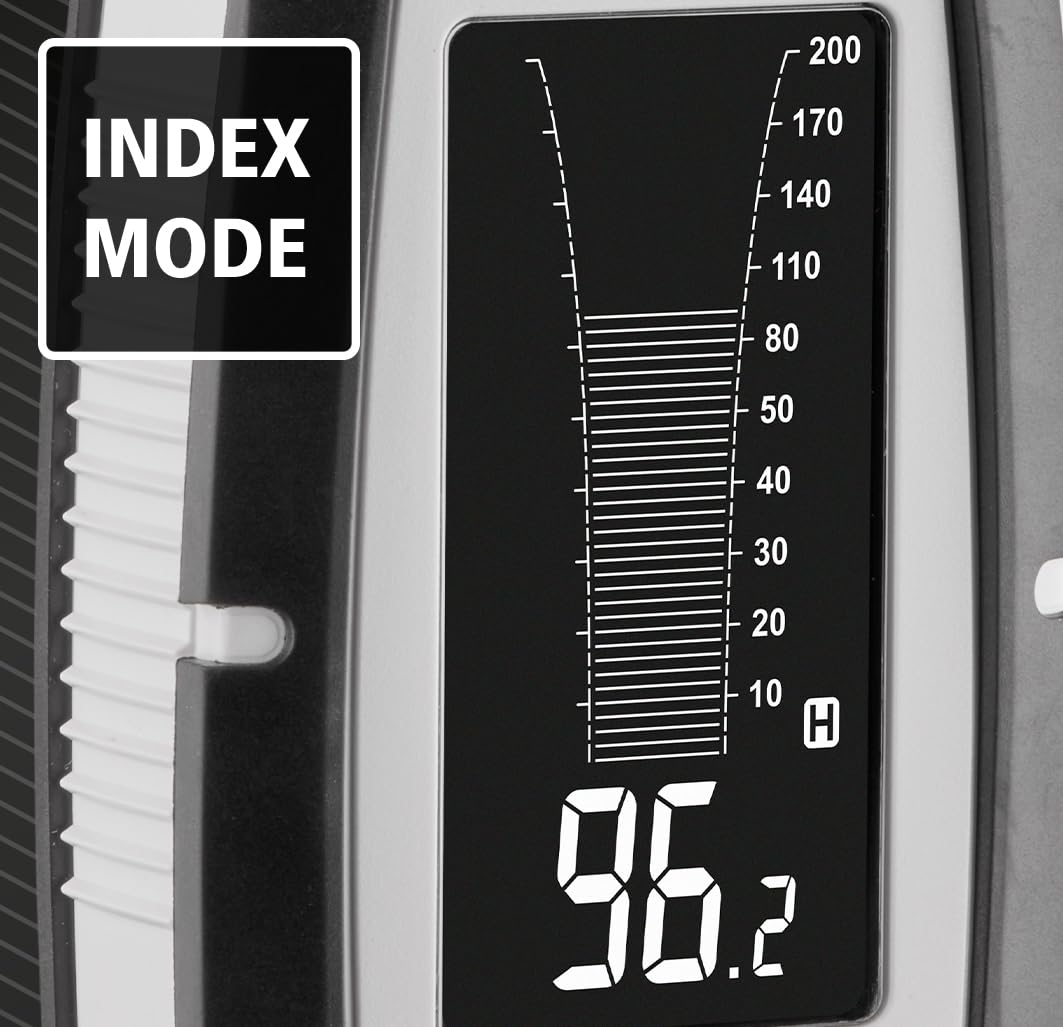 Laserliner Higrómetro digital, WetFinder, dispositivo de medición de temperatura y humedad, cálculo del punto de rocío, pantalla min/max