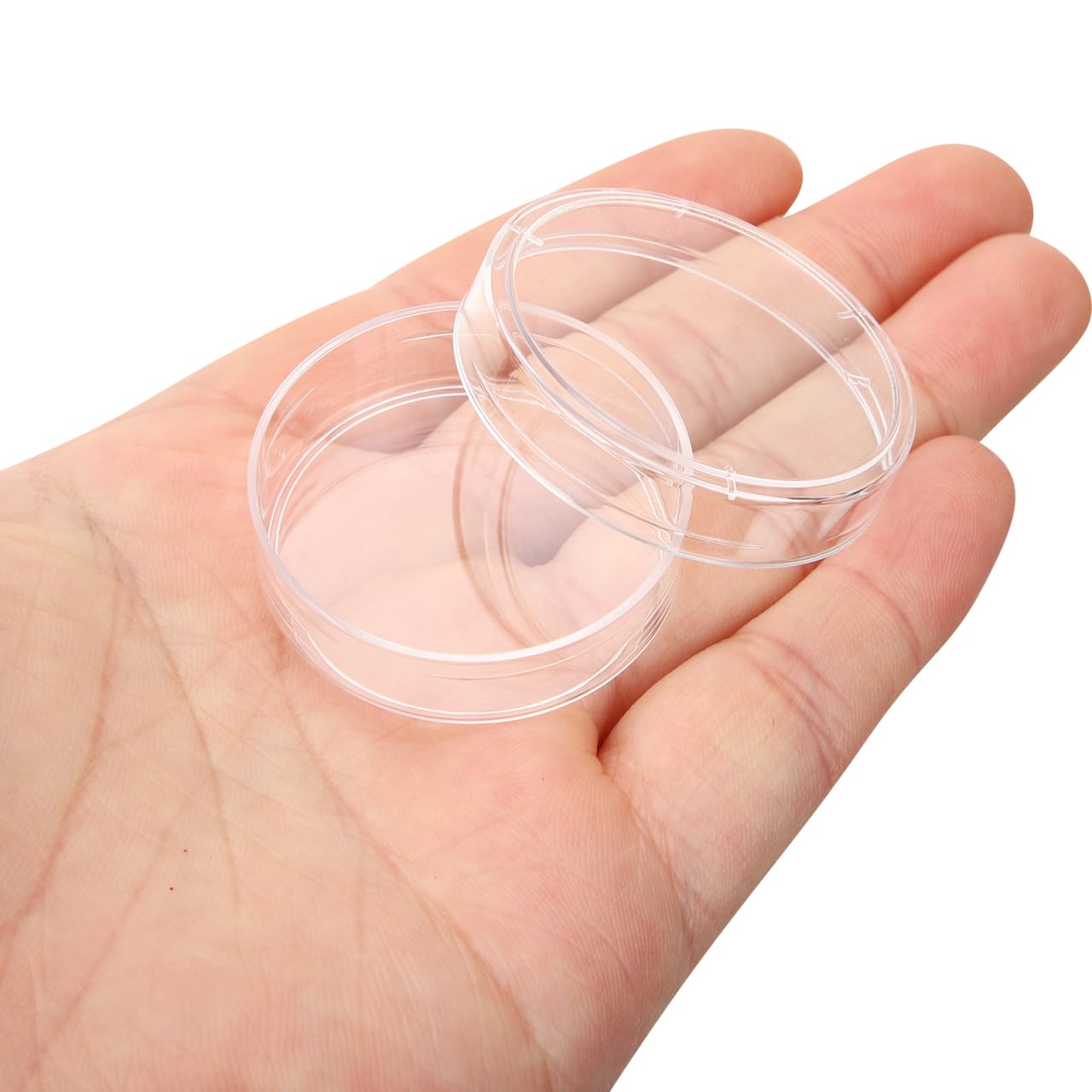 iplusmile 30 Stücke Petrischale Mit Deckel: Aus Kunststoff, Transparent, 35mm - Ideal Für Schule, Labor, Zellkultur, Mikrobiologie Und Wissenschaftliche Forschung