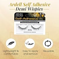 Vista 2 de Ardell Self Adhesive False Eyelashes Demi Wispies - Reusable, Lightweight, Natural Look Lashes, No Glue Needed, 4 Pack