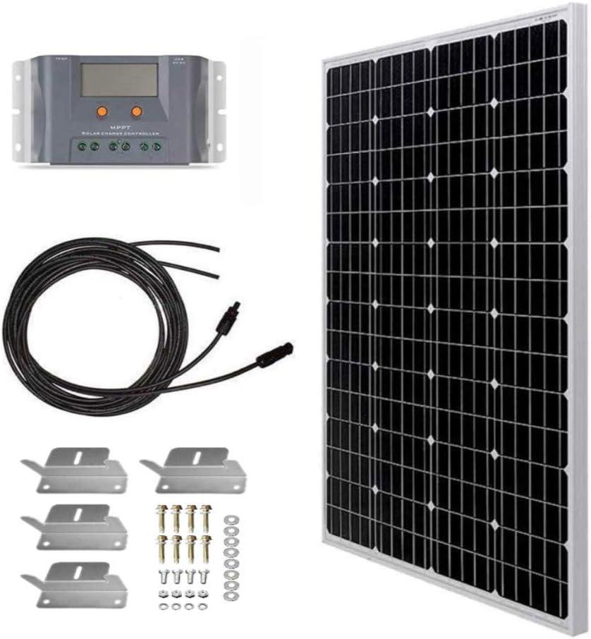 100W 12V Mono Solar Panel Kit