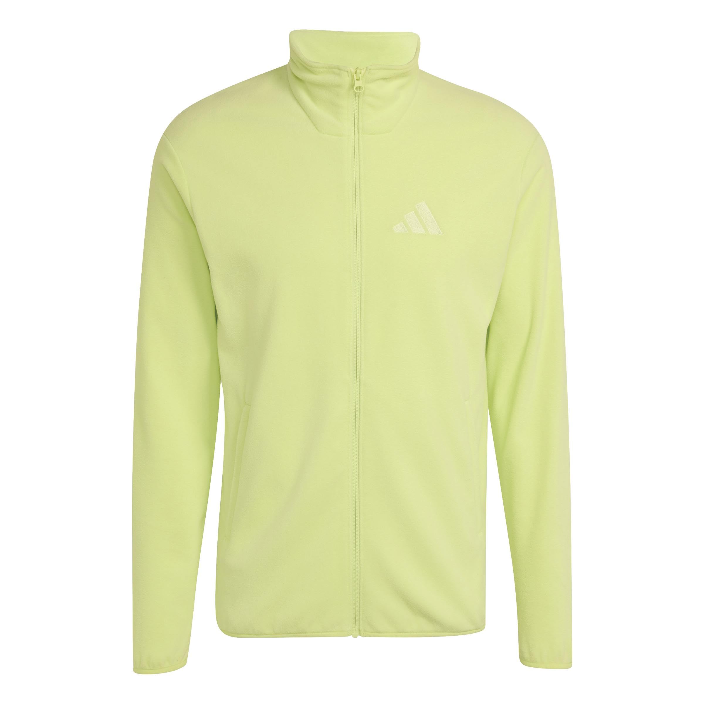 adidas Men's Terrex Multi Essentials Full Zip Fleece Sweatshirt, Semi Frozen Lemon, L