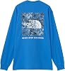 The North Faceザ・ノース・フェイス 長袖 カットソー Tシャツロングスリーブスクエアデジタルグラフィックティー ユニセックスユニセックス大人