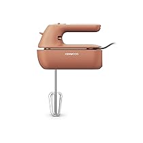 Kenwood Mixer manuale QuickMix Go HMP40.000RD, portatile grazie alla valigetta integrata, inclusa frusta in acciaio inox e gancio per impastare, misurino, 350 W, rosso