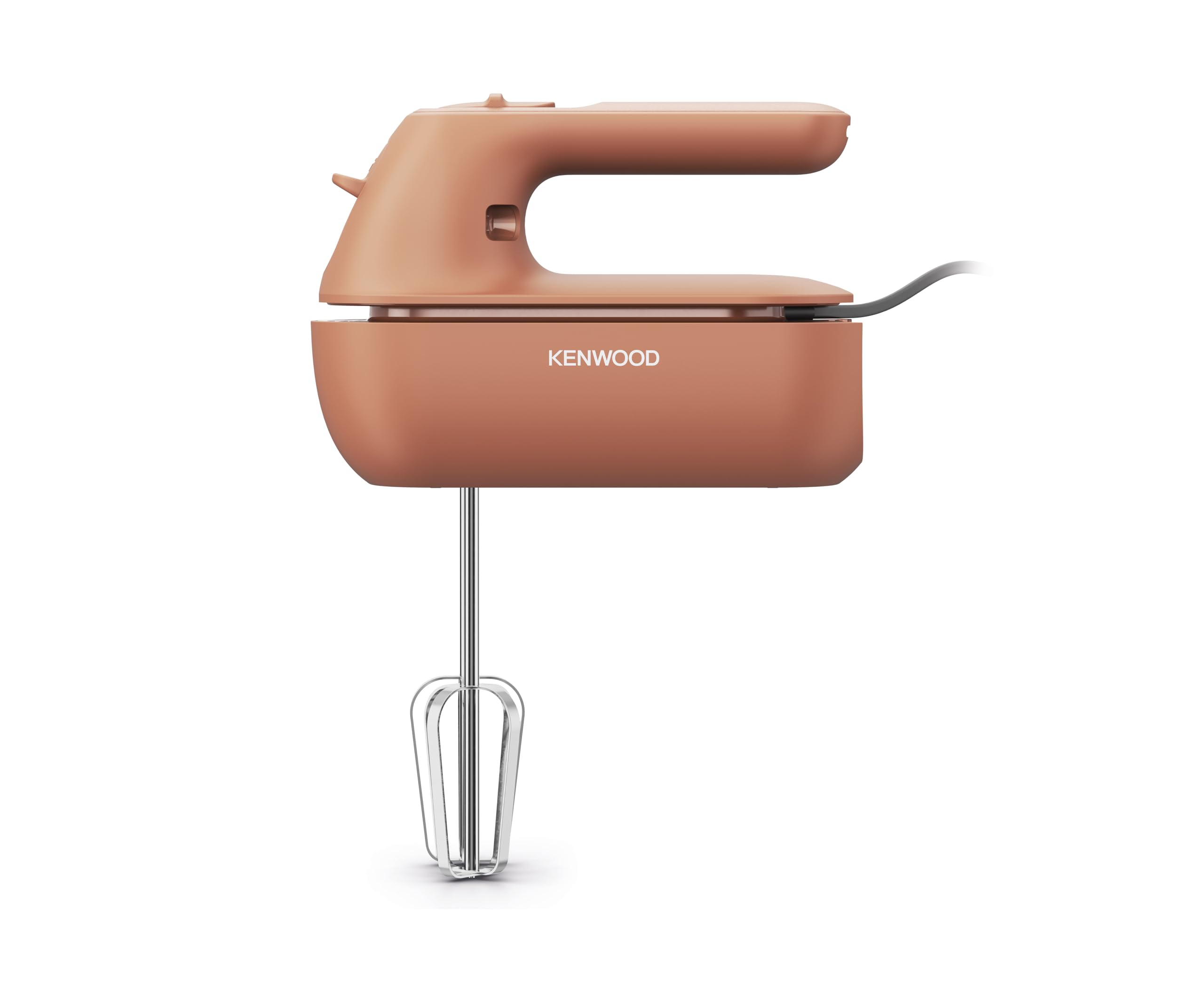 Kenwood QuickMix Go HMP40.000RD - Batidora portátil con maletÃn integrado, batidor de acero inoxidable y gancho amasador, cuchara dosificadora, 350 W, color rojo