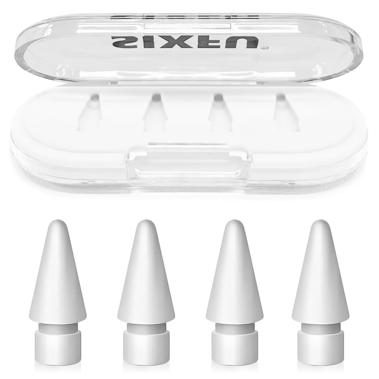 SIXFU Tips for Apple Pencil Tips, Apple Pencil Pro Tips, Apple Pen Tips, Case Accessories Compatible with iPad Pencil Tips(4 PCS)-picture-33