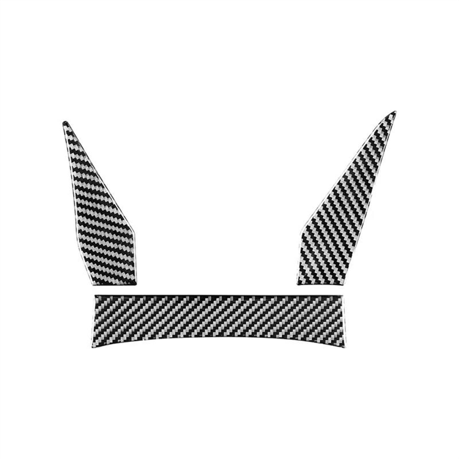 Piwine Black Carbon Fiber Car Interior Speedometer Surround Decoration Trim Cover Stickers For Z4 Series G28 G29 2019-2023