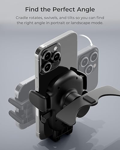 Vista 17 de iOttie Easy One Touch 5 soporte de teléfono universal para tablero y parabrisas de auto, soporte de escritorio para iPhone, Samsung, Moto, Huawei