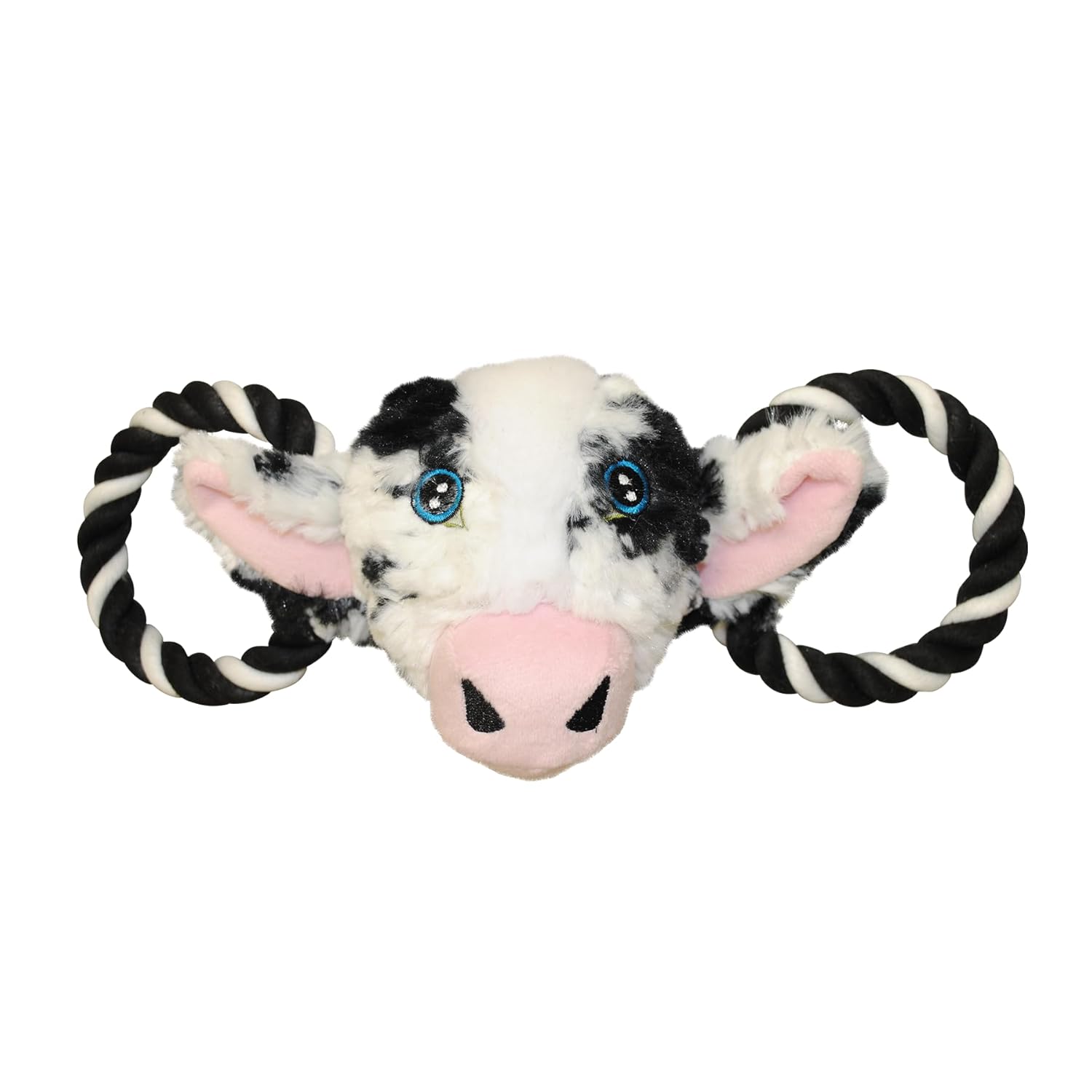 Jolly Pets Jolly Tug-a-Mal Cow Tug Squeak Toy Large