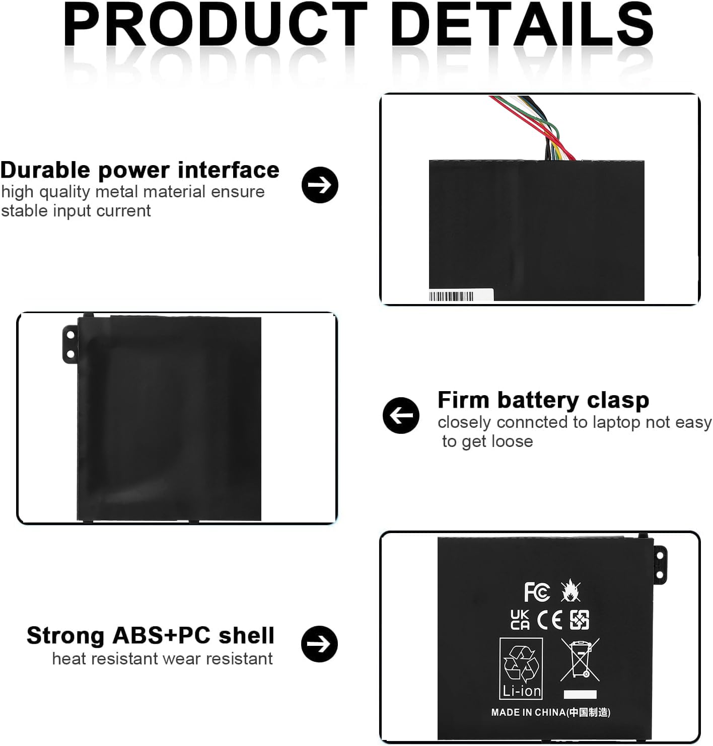 Green Cell® AC14B3K AC14B8K Laptop Akku für Acer Aspire 5 A515 A515-41G