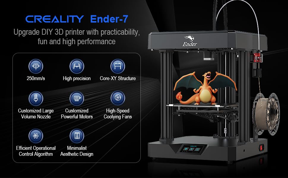 Image of 3IDEA CR Ender-7 FDM Core-XY Structure 3D Printer with Printing Size 250 x 250 x 300 mm