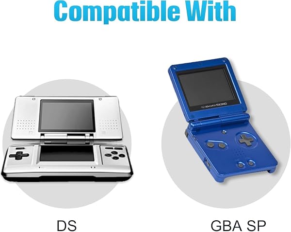 Cargador para Gameboy Advance SP, Cargador para Nintendo DS, Adaptador de CA Compatible con Nintendo DS y Gameboy Advance SP, 5V 500mA, Longitud Cable 1.20 Metros - 3