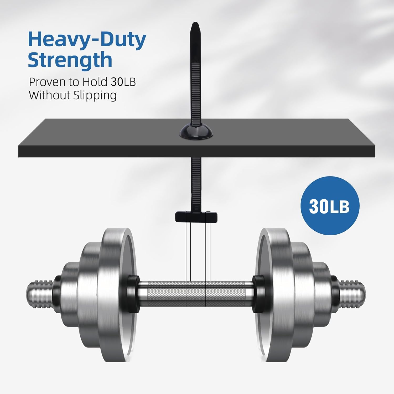 100 Pcs Nylon Universal Cable Tie Buckle for Car - Self-Locking and Easy Install Zipper Clips with Pin — view 5