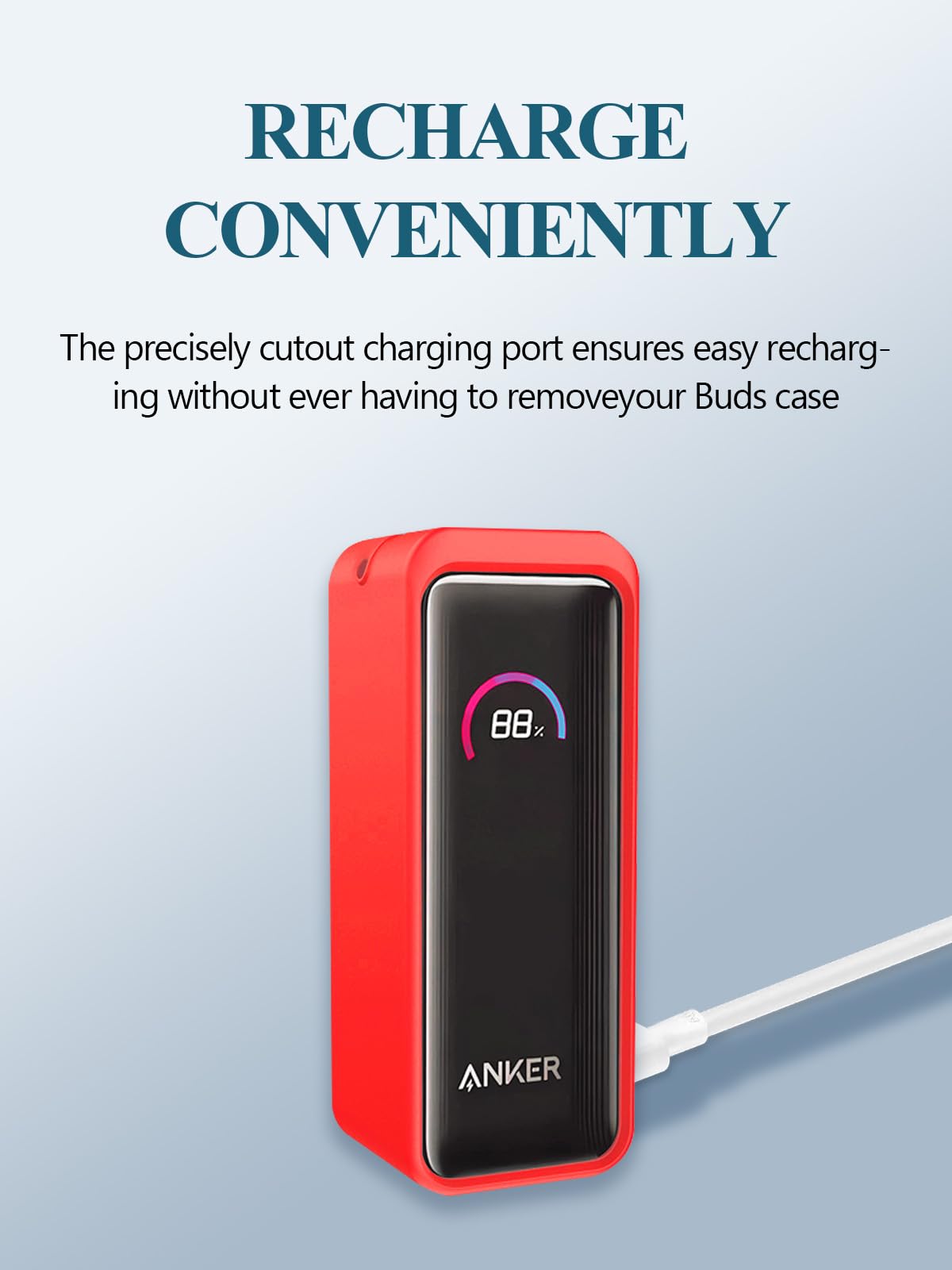 Case for Anker Prime Power Bank(9600mAh.65W.Fusion), Soft Silicone
