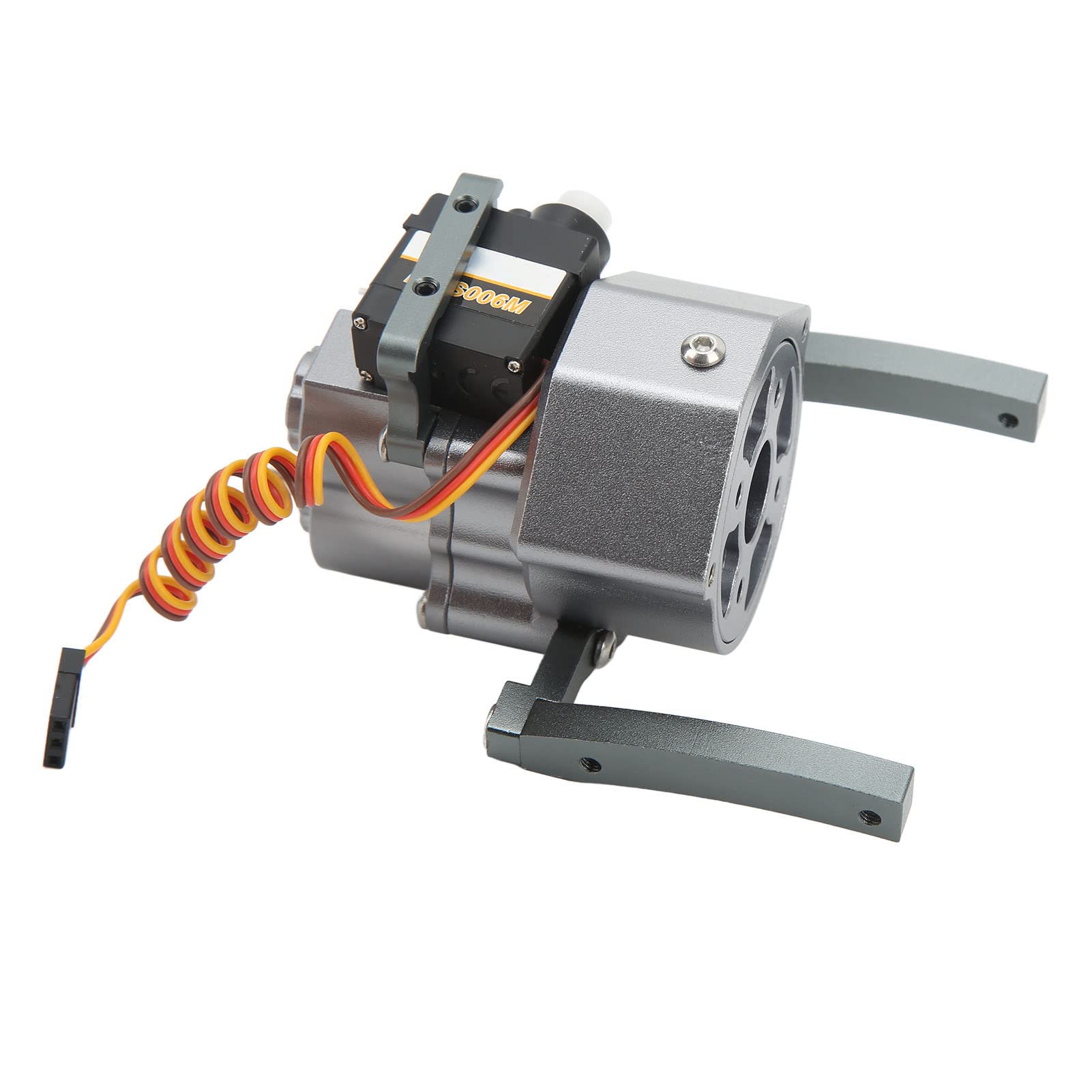 RiToEasysports Przednia Skrzynia Biegów RC ze Stopu Aluminium, Skrzynia Biegów Obrabiana CNC do Samochodu Gąsienicowego 1/10 SCX10 z Rozstawem Osi 313 Mm, Powierzchnia Anodowana (Kolor Ti)