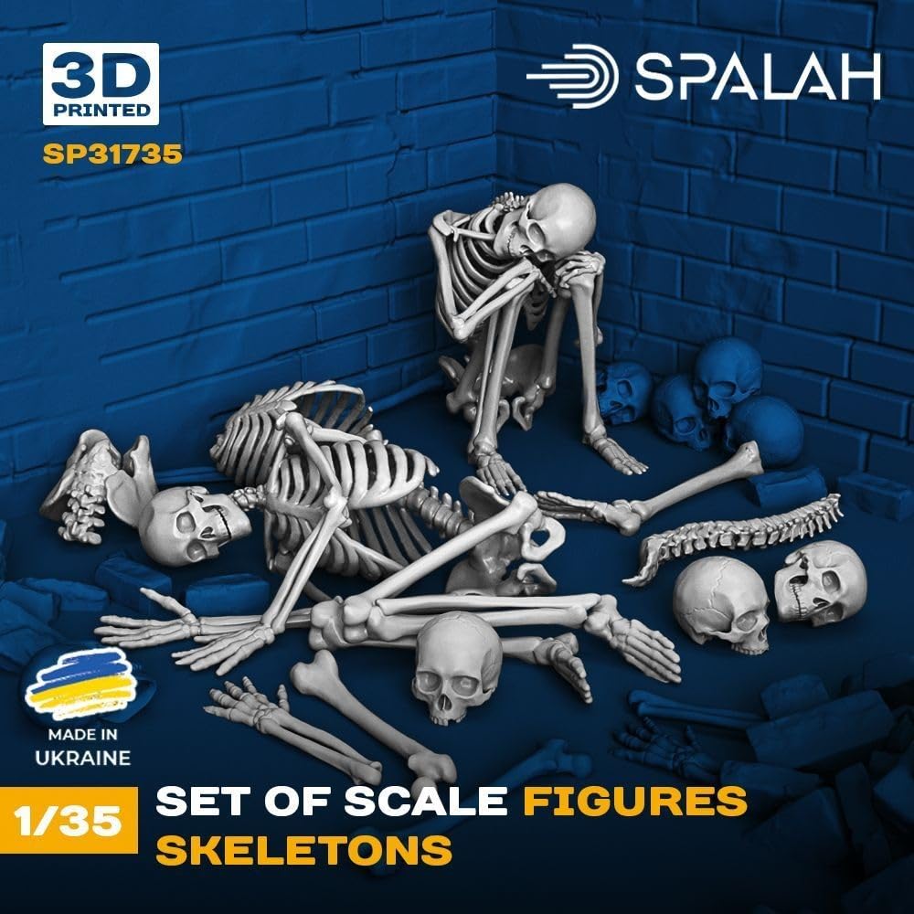 Amazon | スパラッハ 1/35 骸骨セット 3Dプリンター製キット SPU31735