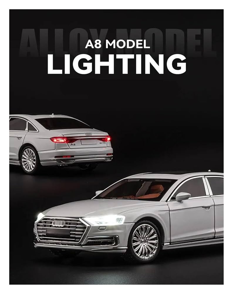 DIOTTI ミニカーモデル アウディ A8 1/24合金車モデルダイキャスト Amazon.co.jp: ミニカーモデル に適合する アウディ A8 1:24