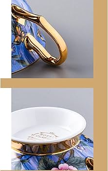 Amazon｜花柄 カップ ボーンチャイナ ソーサーセット 紅茶カップ