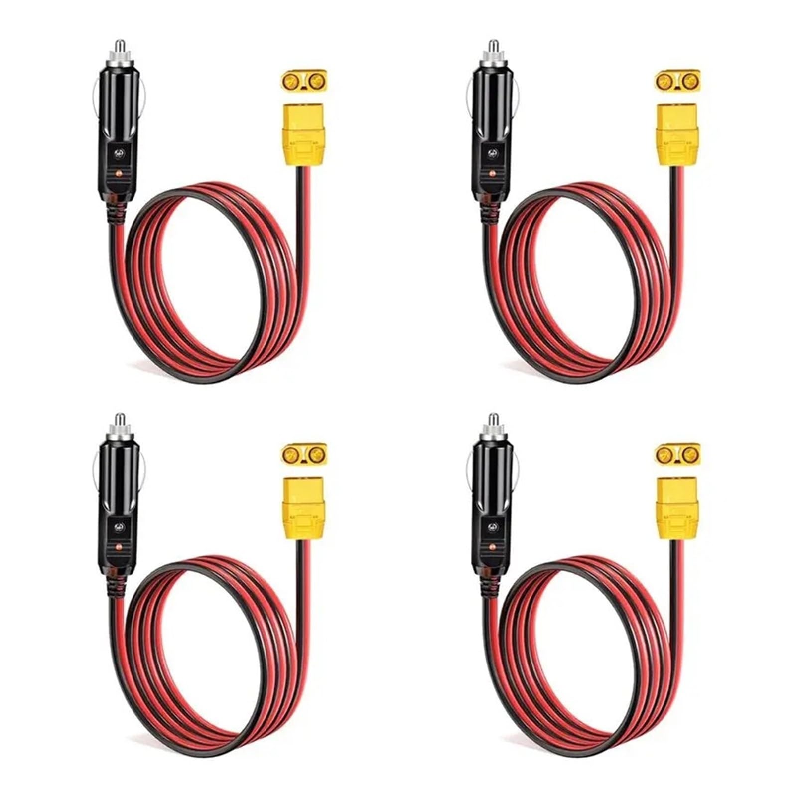 XT90 - Cable de carga hembra a encendedor de cigarrillos de 14 AWG 12 V