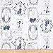 Eugene Textiles Disney Villains Frames, Light Blue