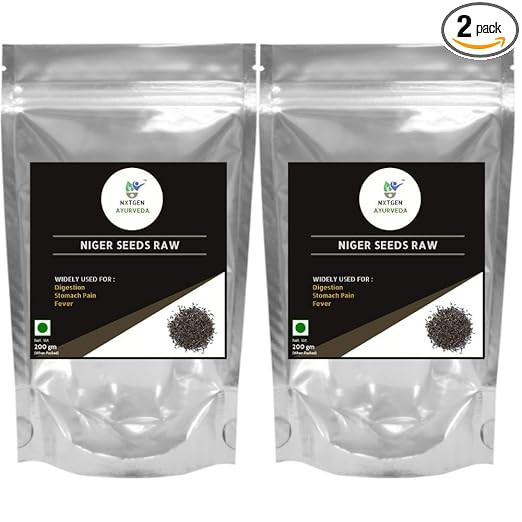 Nxtgen Ayurveda Niger Seeds Raw 200g- Pack of 2 (400 gm)