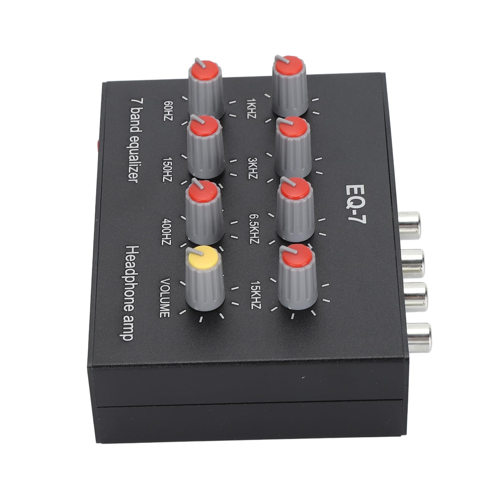 Égaliseur Sonore 7 Bandes, égaliseur Sonore Numérique avec Construction en Alliage d'aluminium, Amplification Puissante, Large Plage de Contrôle et Prise en Charge d'interfaces Multiples