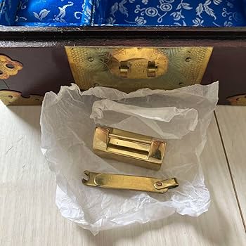 CHINAビンテージ 宝石箱 白翡翠 彫刻 魚 真鍮 葉 魚 装飾 木製 258 CHINAビンテージ 宝石箱 白翡翠 彫刻 魚 真鍮 葉 魚 装飾 木製 258