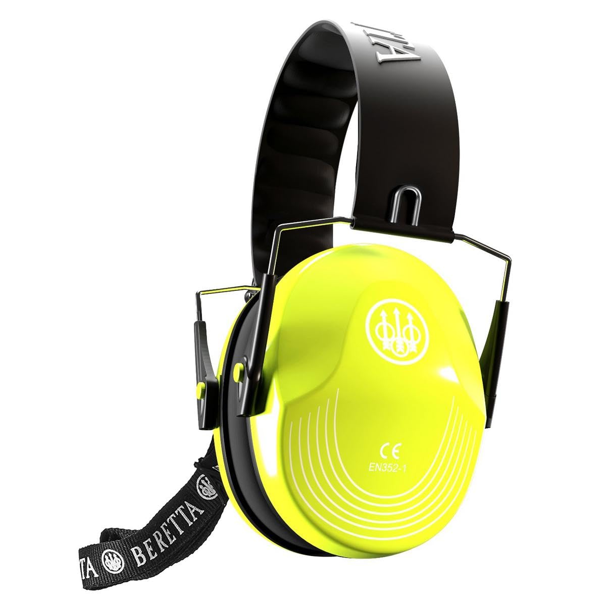 Beretta Unisex New Prevail nauszniki, żółty, jeden rozmiar