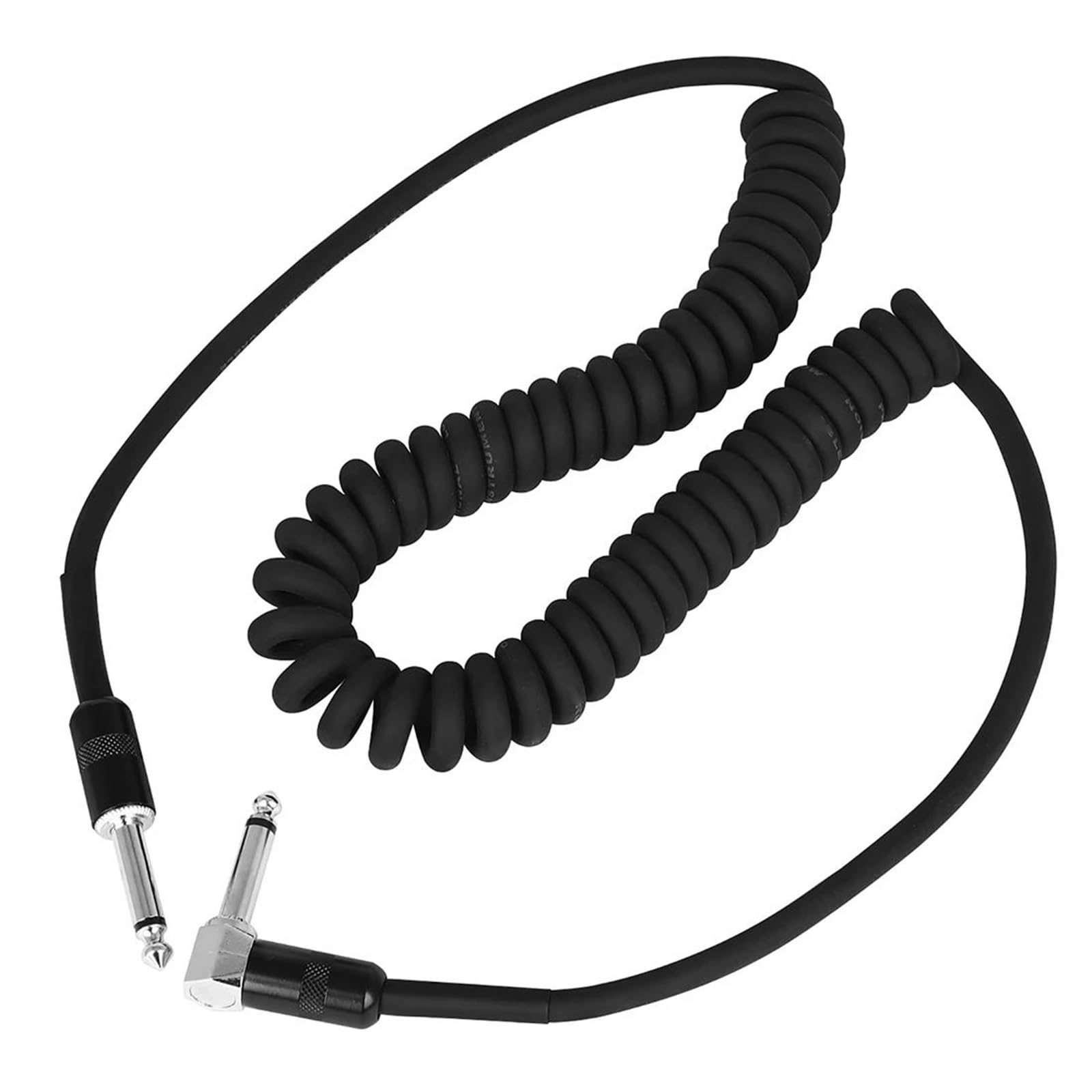 Cavo Audio Per Chitarra Cavo A Spirale Per Amplificatore Da 300 Cm Dritto/angolo 6,35 Mm Linea Di Riduzione Del Rumore Accessori Parti Chitarra(Green)