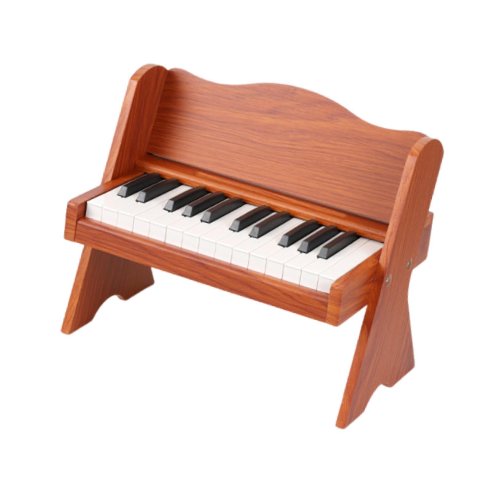 MagiDeal electrónico infantil, instrumento musical regalo para niños y niñas, ideal para aprender música en casa. Juguete madera para el hogar, Color de Madera Brillante