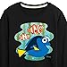 Disney Finding Dory - Dory, Nemo, & Marlin - Toddler & Youth Long Sleeve Graphic T-Shirt - Size 3T Black