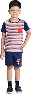 Boys Cotton Half Sleeve T-Shirt and Shorts Set