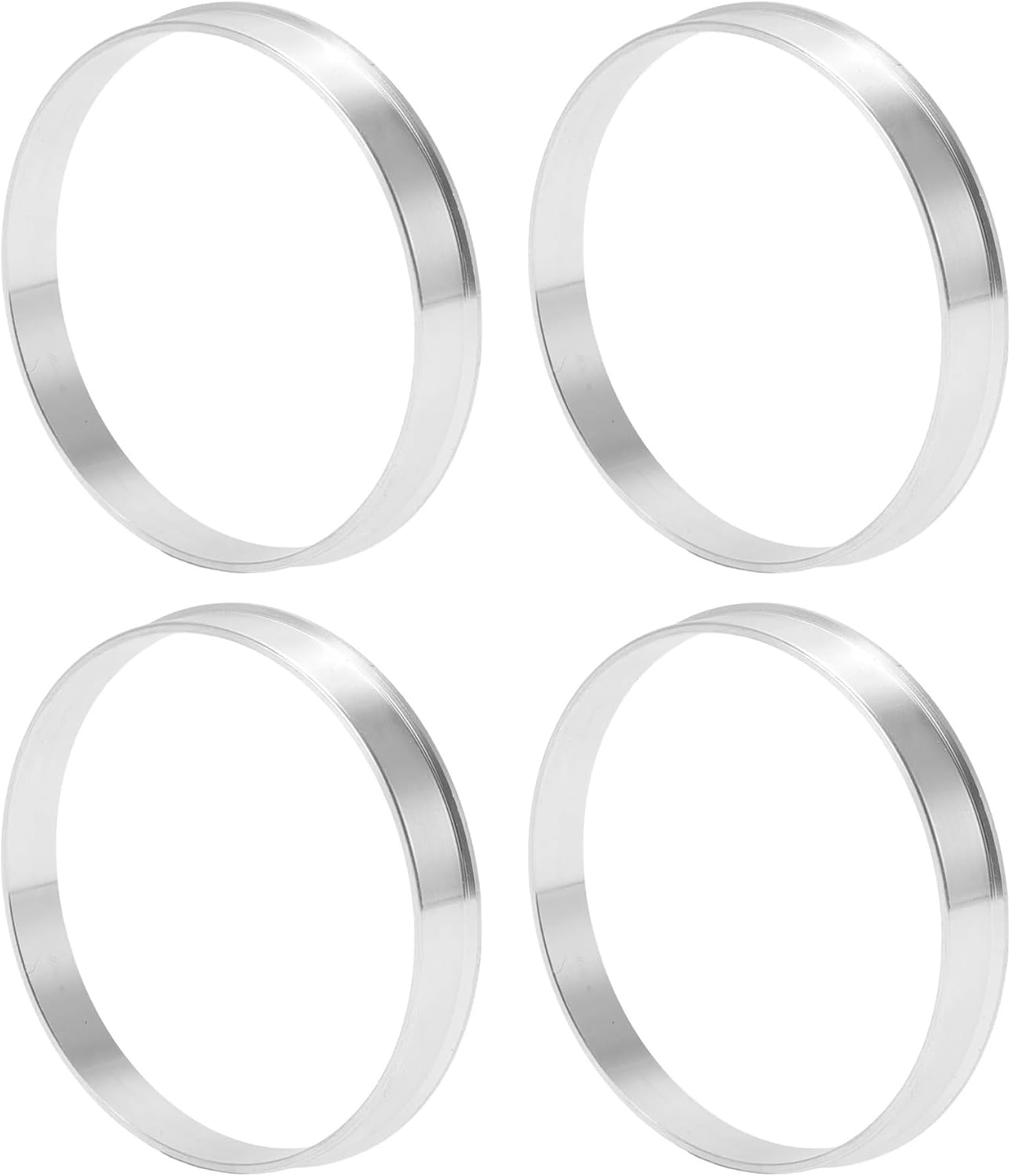 4pcs Car Wheel Hub Centric Rings 66.6-63.6 66.6-65.1 66.1-56.6 66.1-58.1mm Wheels Center Shaft Shock Absorbing Hubrings(4pcs 66.1-59.6)