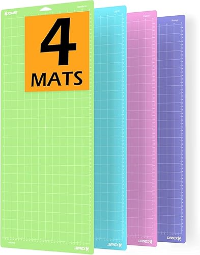 Vista 37 de Xinart Alfombrillas de corte para Cricut Maker 3/Maker/Explore Air 2/Air/One (agarre ligero + agarre estándar, 12 x 12 pulgadas) alfombrillas