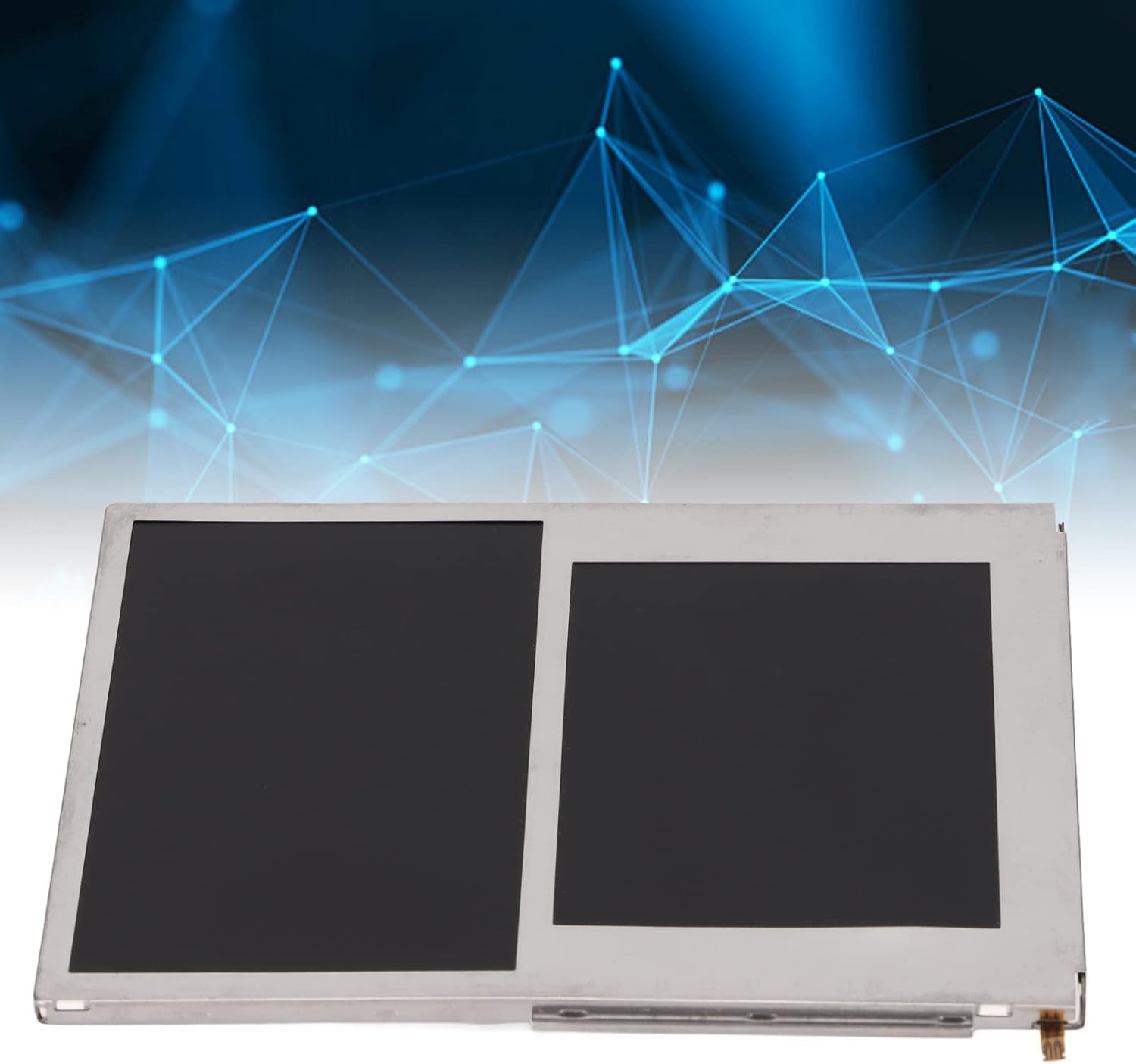 Top and Bottom Replacement Screen for Nintendo 2DS, LCD Digitizer Screen Diaplay for 2DS Screen Repair (Upper Lower Screen Assembly)