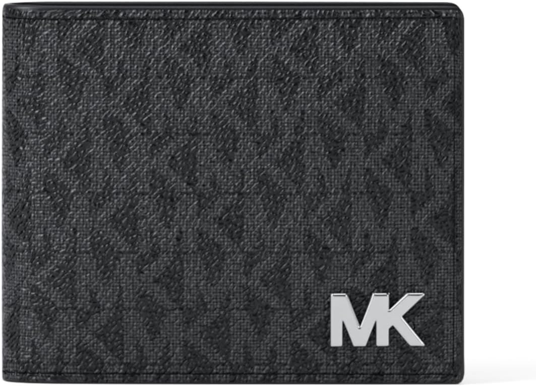 Michael Kors Men's Slim Billfold, Silver-Tone