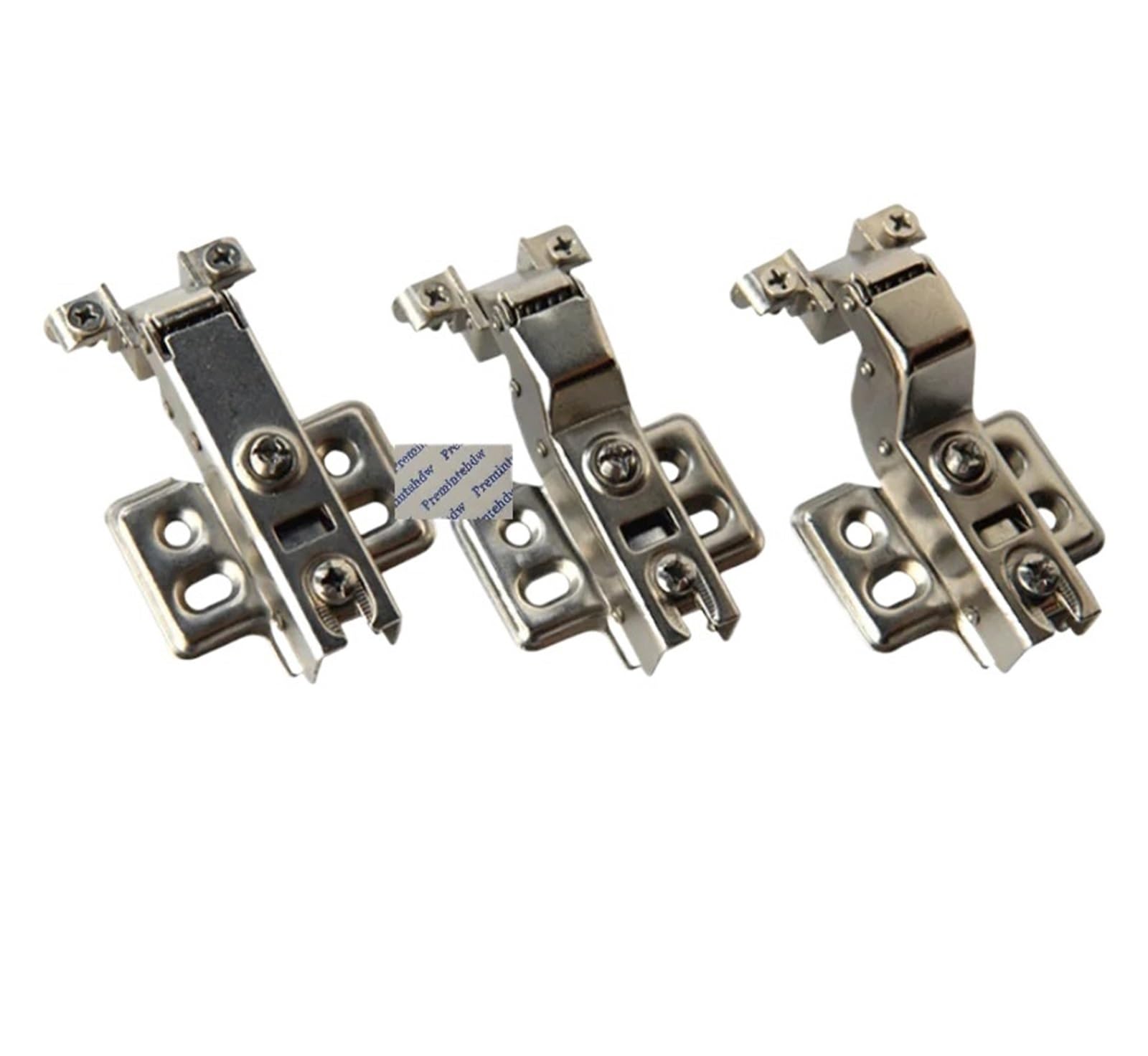 Chtkagv Nickel 10-Pack Narrow Aluminum Frame Glass Door Hinges