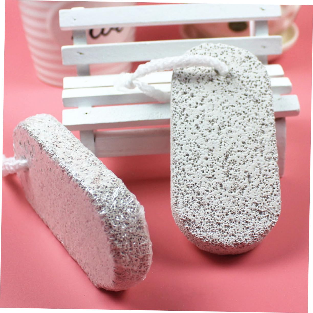 Piedra Volcánica para Pies 20 Piezas, Exfoliante de Pedicura