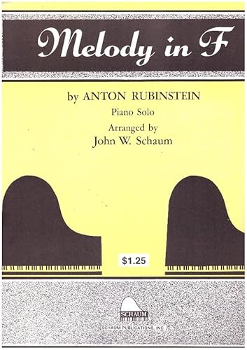 Melody in F (Arranged by John W. Schaum)