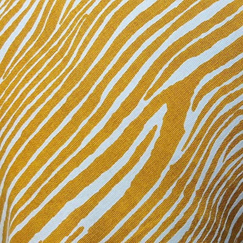 Image of SAJAVAT HOME CC448A Cotton Embroidery Cushion Cover (Pack of 1) Exclusive Edition 18x18 INCHES / 45x45 cm Off White (Yellow, Cotton)