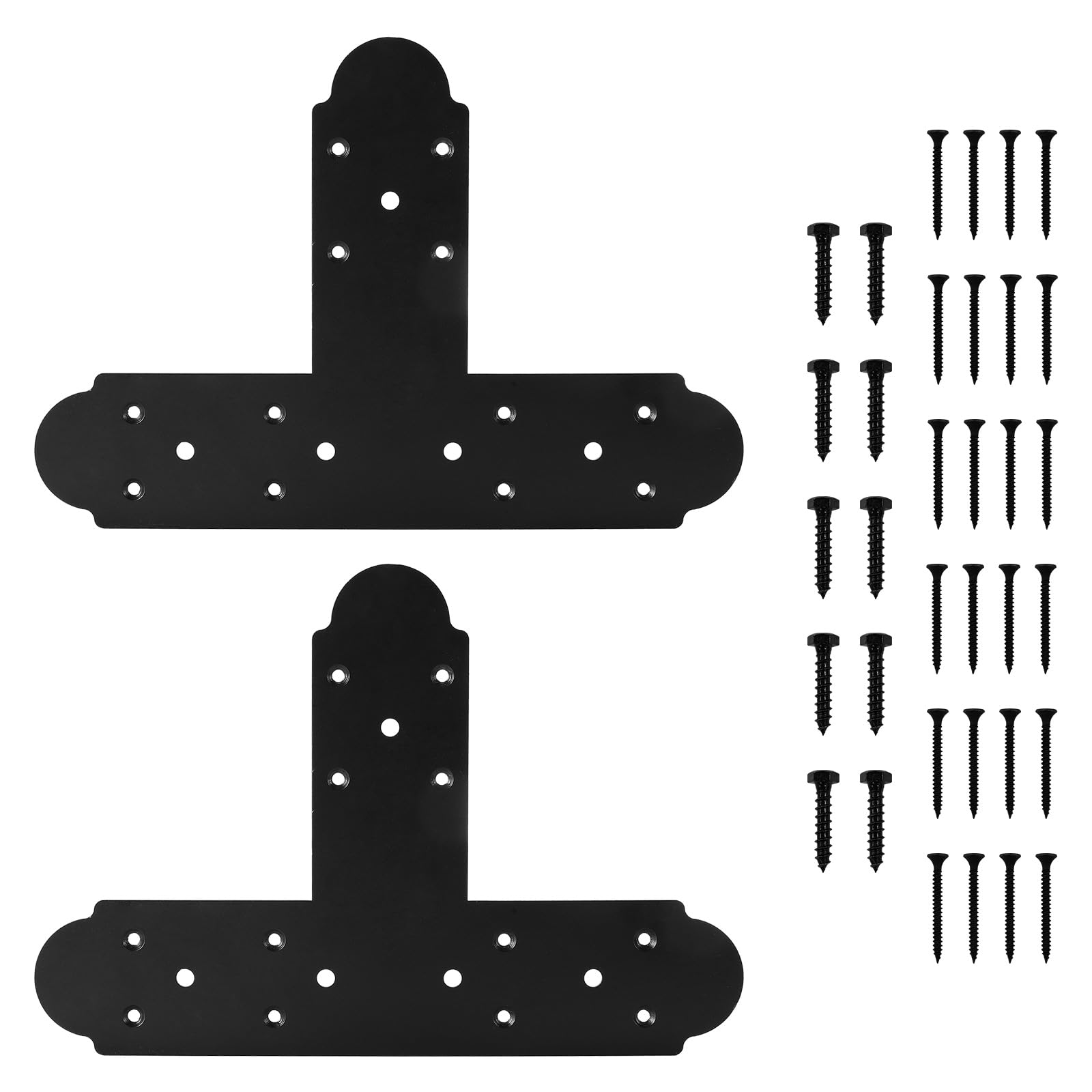 Rasugarlary Black T Bracket, 2 pcs 13.5