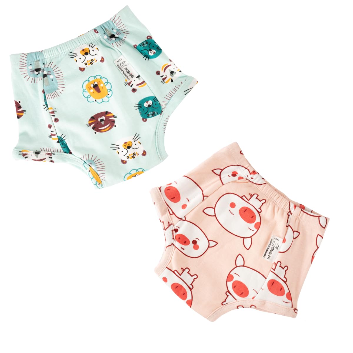 Snug Potty Training Pull-up Pants for Babies/Toddlers/Kids. Reusable Potty Training Padded Underwear