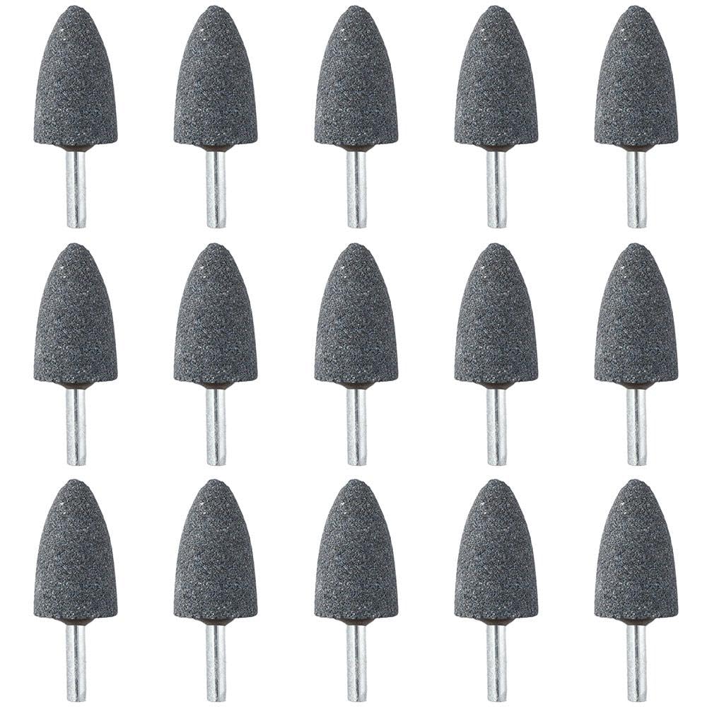 AllGIFT Abrasive Grinding Wheels 15pcs Cone-Shape Industry Tool 1